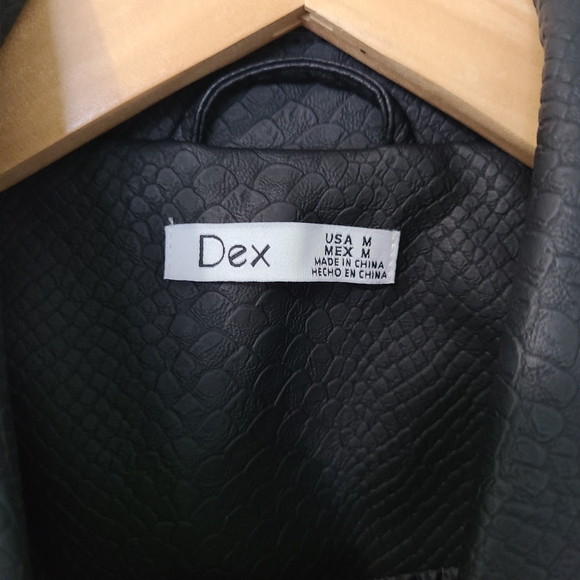 Faux leather moto jacket - Picture 4 of 5